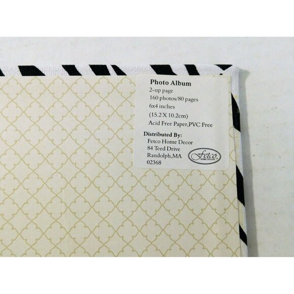 Girls Adventures Photo Album 9x8 Zebra 80 Pages Holds 160 6x4 Photos Fetco - Picture 5 of 5